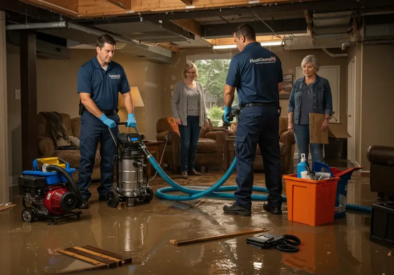 Basement Water Extraction and Removal Techniques process in Olney, TX